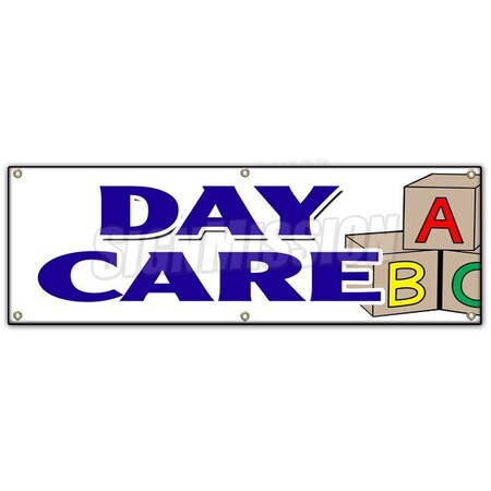 Signmission DAY CARE BANNER SIGN licensed accredited kindergarten shop shopping B-72 Day Care